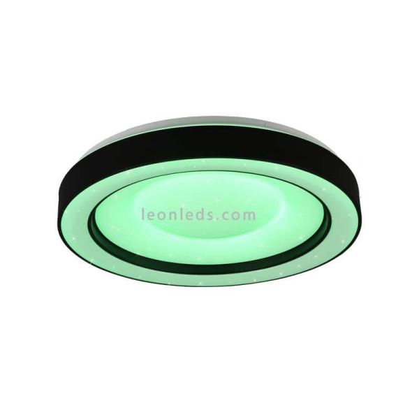 Plafón LED Arco multicolor con mando a distancia verde