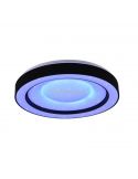 Plafon multicolor LED Arco com controle remoto azul