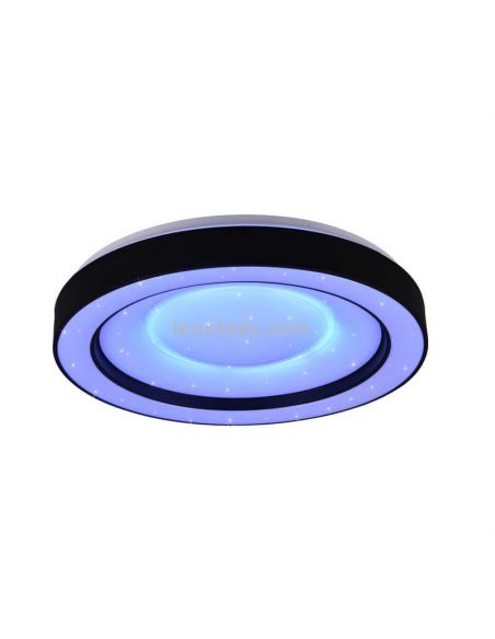 Plafon multicolor LED Arco com controle remoto azul