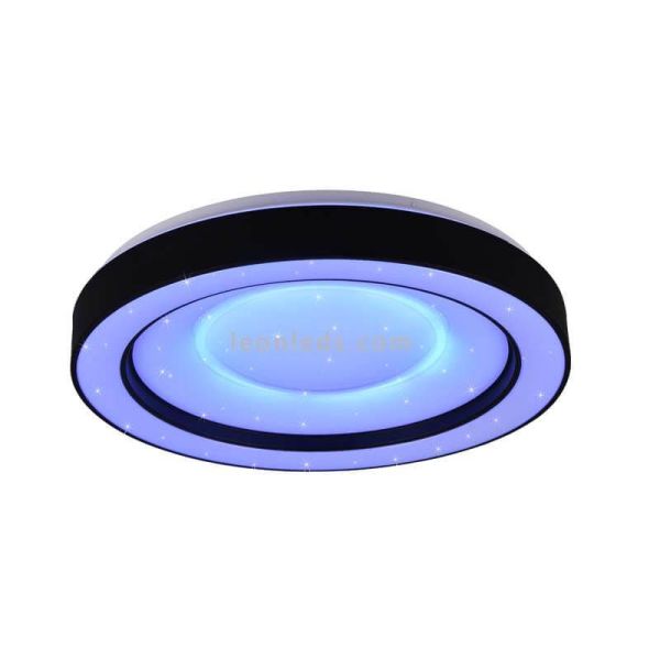 Plafonnier LED Arco multicolore avec télécommande bleue