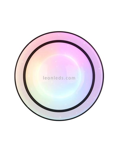 Plafón LED Arco multicolor con mando a distancia Trio Lighting