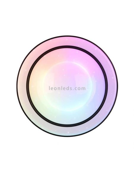 Plafón LED Arco multicolor con mando a distancia Trio Lighting
