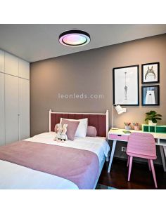 Lâmpada de teto LED multicolor Arco com controle remoto 2