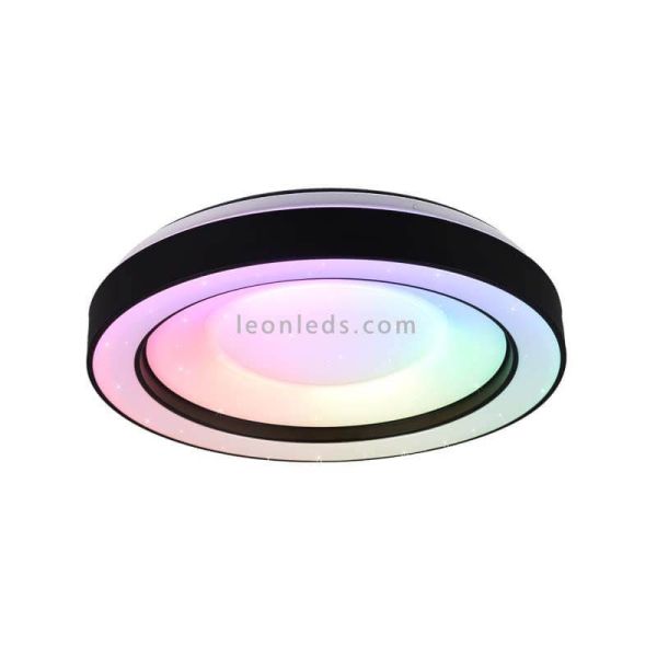 Plafón LED Arco multicolor con mando a distancia