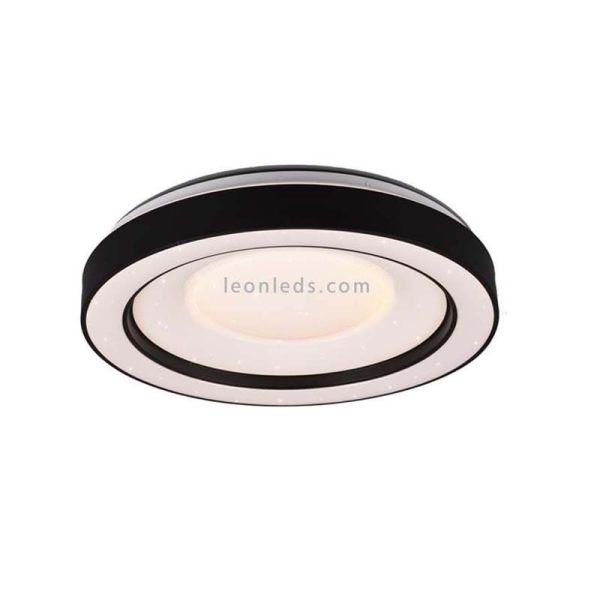 Plafón LED Arco multicolor con mando a distancia blanco