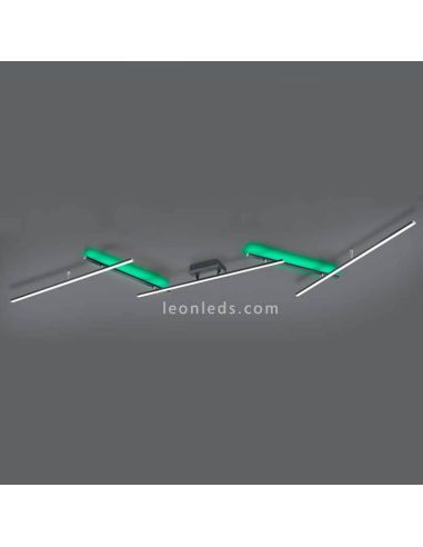 Plafón LED minimalista Arvin RGB articulable