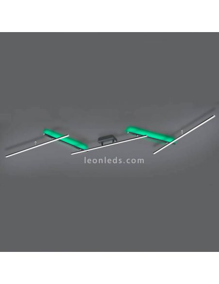 Plafón LED minimalista Arvin RGB articulable
