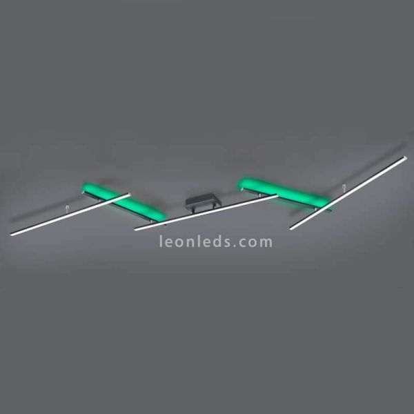 Plafón LED minimalista Arvin RGB articulable