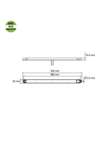 LED Innenlampe Stange