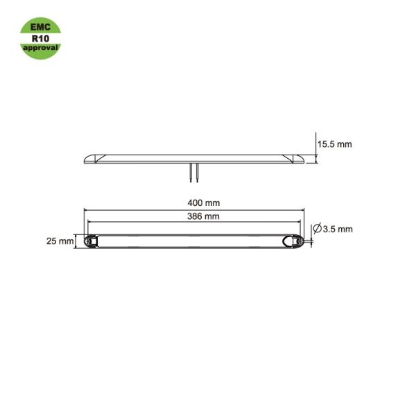 Candeeiro LED Interior Barra
