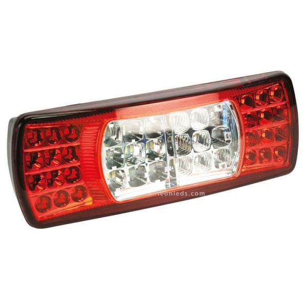 Piloto LED trasero pequeño con 5 Funciones 12 - 24V D13817 | LeonLeds