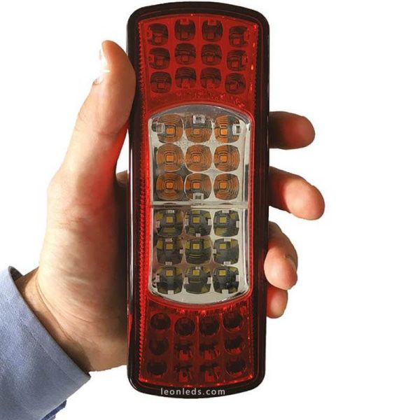 Petit feu arrière LED 5 fonctions 12 - 24V D13817 | leonleds