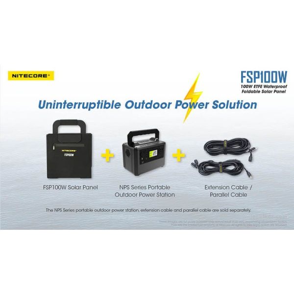 Panneau Solaire 100W Pliable et étanche IPX5 FSP100W | leonleds