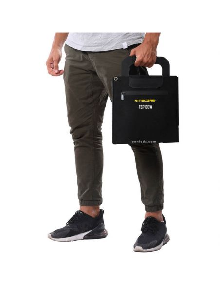 Panneau Solaire 100W Pliable et étanche IPX5 FSP100W | leonleds