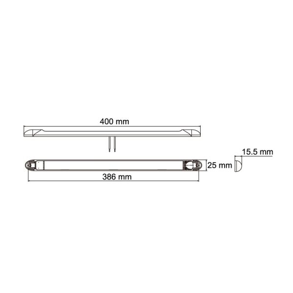 Lampara LED Interior Barra