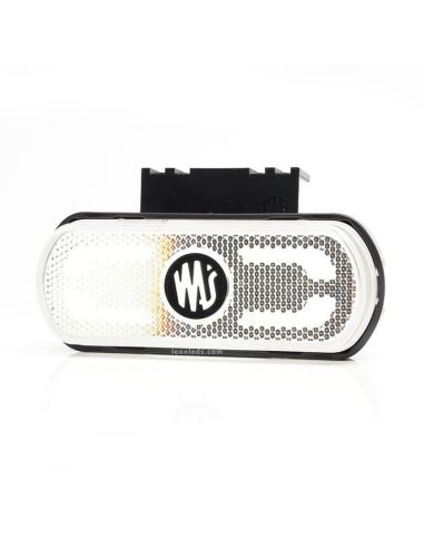 Voyant LED blanc avec emblème, éclaire le contour du véhicule au sol 12V-24V Was | leonleds