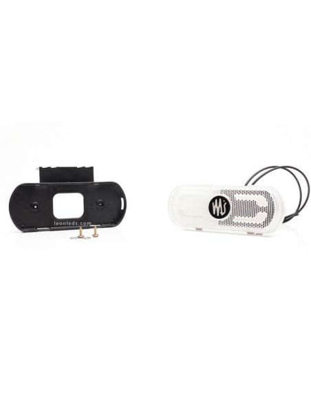 Piloto LED luz blanca con emblema, ilumina el contorno del vehículo en el suelo 12V-24V Was | LeonLeds