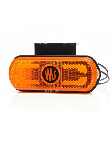 Piloto LED ambar con emblema, ilumina el contorno del vehículo en el suelo 12V-24V Was | LeonLeds