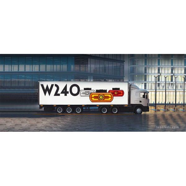 Nueva gama Piloto LED con emblema, ilumina el contorno del vehículo en el suelo 12V-24V Was | LeonLeds