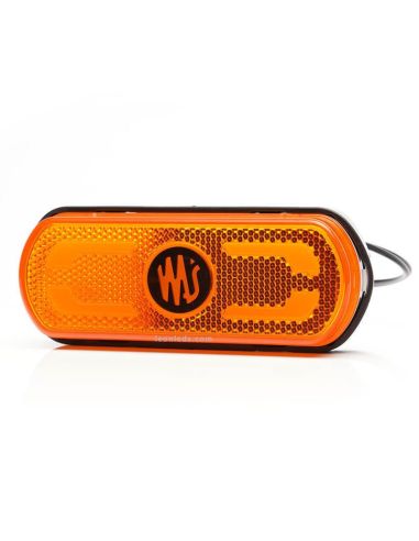 Feu LED ambre avec emblème, éclaire le contour du véhicule au sol 12V-24V Was | leonleds