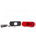 Piloto LED roja con emblema, ilumina el contorno del vehículo en el suelo 12V-24V W240 Was 1599 | LeonLeds
