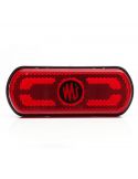 Piloto LED roja con emblema, ilumina el contorno del vehículo en el suelo 12V-24V W240 Was 1599 | LeonLeds