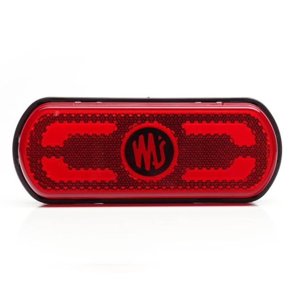 Feu LED rouge avec emblème, éclaire le contour du véhicule au sol 12V-24V W240 Was 1599 | leonleds