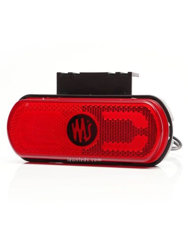 Feu LED rouge avec emblème, éclaire le contour du véhicule au sol 12V-24V W240 Was 1599 | leonleds