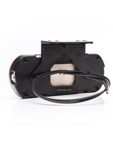 Luz traseira LED branca com emblema, ilumina o contorno do veículo no solo 12V-24V Was | leonleds