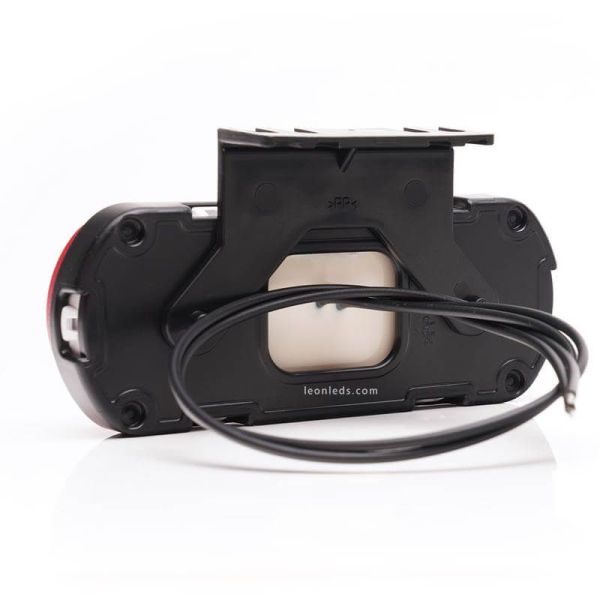 Luz traseira LED branca com emblema, ilumina o contorno do veículo no solo 12V-24V Was | leonleds