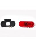 Feu LED rouge avec emblème, éclaire le contour du véhicule au sol 12V-24V W240 Was 1599 | leonleds
