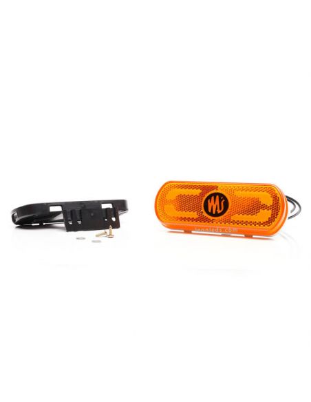 Piloto LED ambar con emblema, ilumina el contorno del vehículo en el suelo 12V-24V Was | LeonLeds
