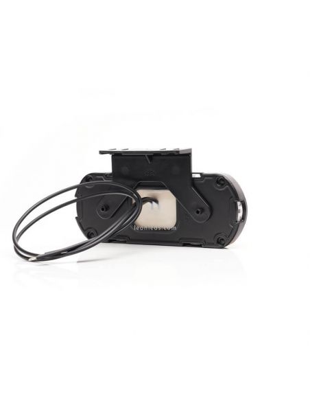 Luz traseira LED branca com emblema, ilumina o contorno do veículo no solo 12V-24V Was | leonleds