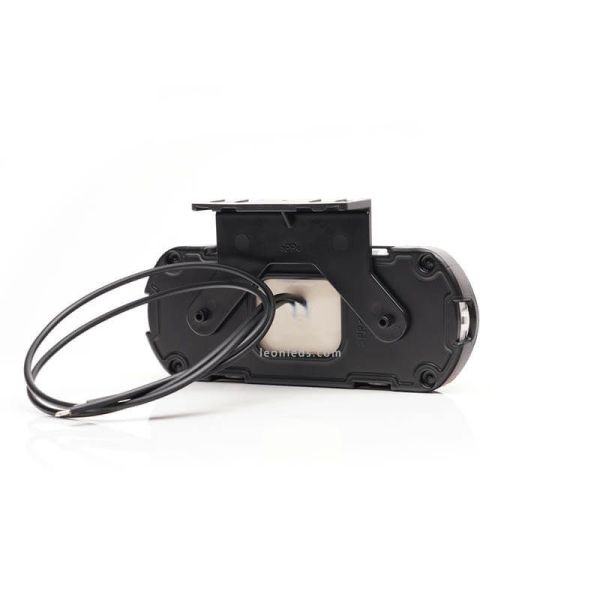 Luz traseira LED branca com emblema, ilumina o contorno do veículo no solo 12V-24V Was | leonleds