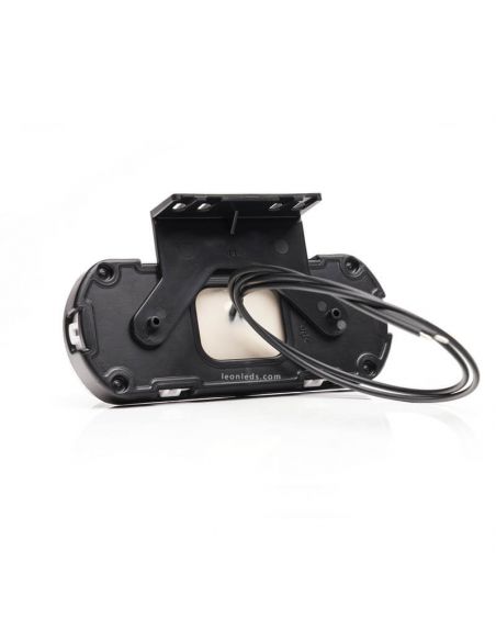 Lanterna traseira LED vermelha com emblema, ilumina o contorno do veículo no solo 12V-24V W240 Was 1599 | leonleds