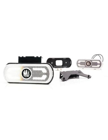 Piloto LED luz blanca con emblema, ilumina el contorno del vehículo en el suelo 12V-24V Was | LeonLeds