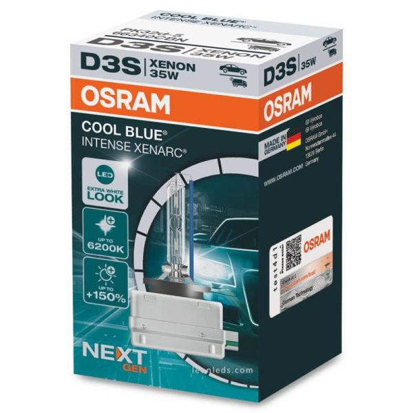 Bombilla Xenon D3S Cool Blue Intense Next Generation Osram | LeonLeds