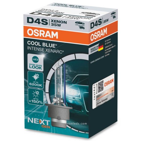 Bombilla Xenon D4S Cool Blue Intense Next Generation 66440CBN Philips | LeonLeds