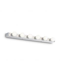 Aplique tipo hollywood Prive' AP6 6xE14 Cromado | LeonLeds