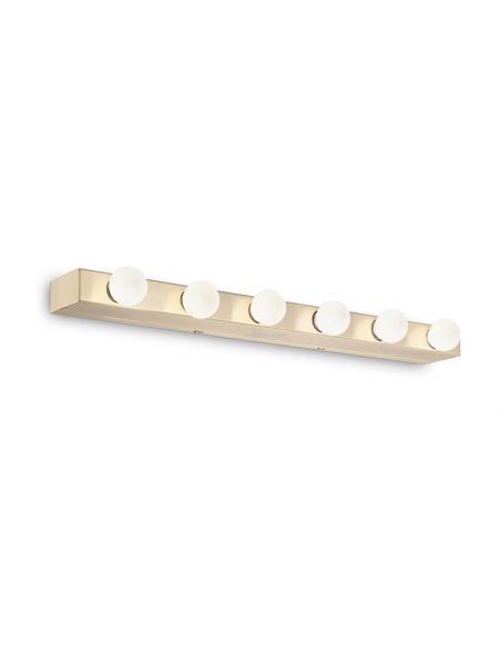 Applique Hollywood en laiton Prive' AP6 6xE14 | leonleds