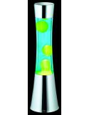 Lámpara de lava verde y cromada R55166132 Trio | LeonLeds