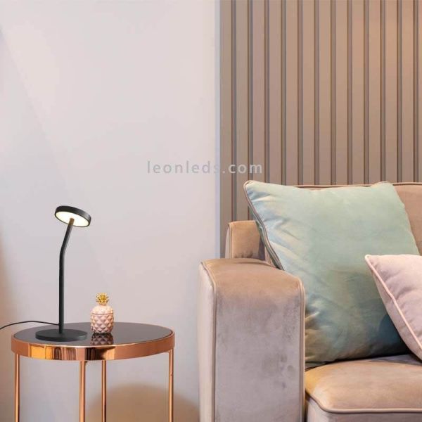 Lámpara de mesa LED Corvus minimalista ambiente