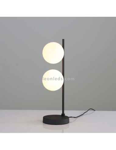 Candeeiro de mesa de cristal Doris 2xG9