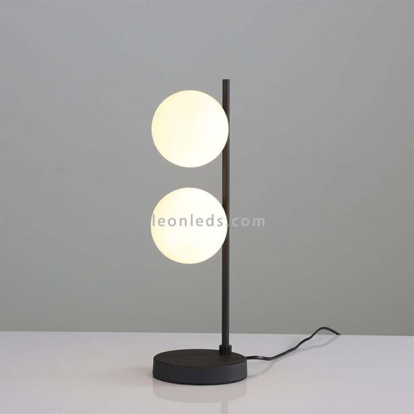 Candeeiro de mesa de cristal Doris 2xG9