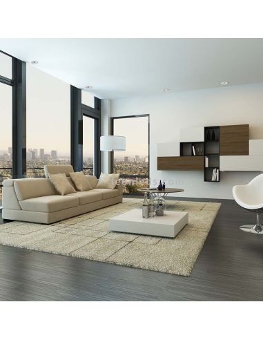 Aro empotrable moderno Antea blanco ambiente