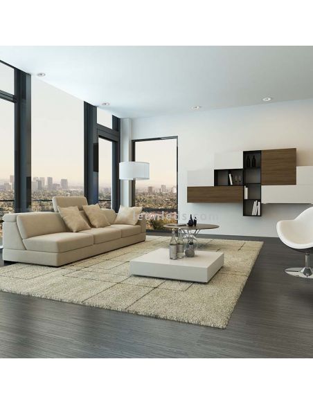 Anel embutido moderno Antea ambiente branco