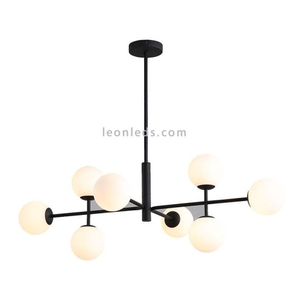 Lámpara de techo colgante Doris negra