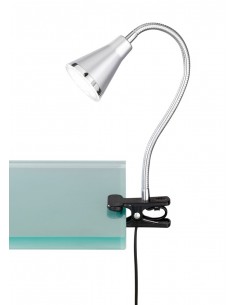 Luminária de mesa LED com clipe 3,8W - Cinza -