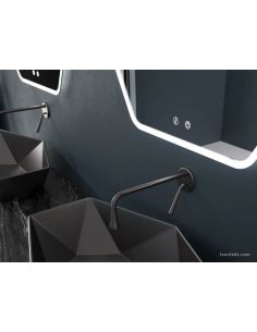 Miroir de salle de bain LED hexagonal avec anti-buée Mare Eurobath | leonleds 2