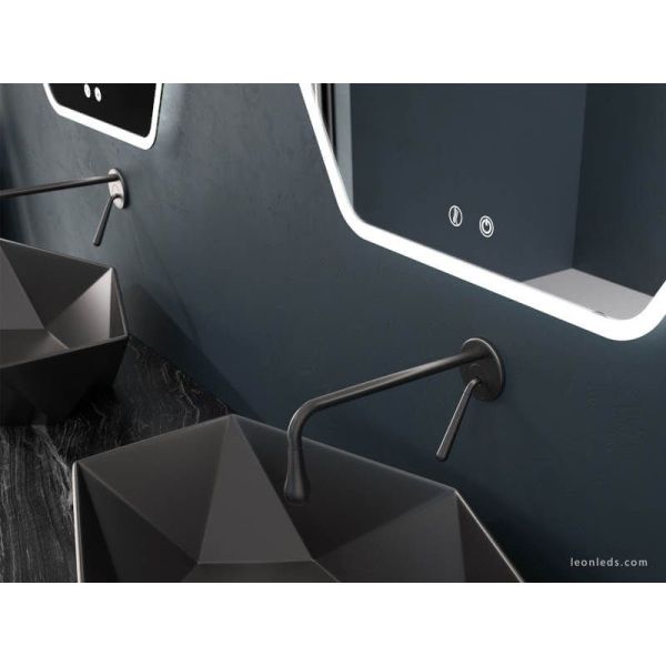 Espejo LED hexagonal para Baño con Antivaho Mare Eurobath | LeonLeds
